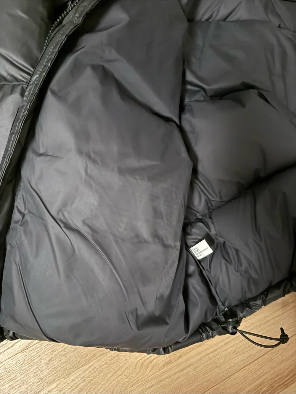 NWOT The North Face Black Nuptse 700 fill Men's Puffy Jacket